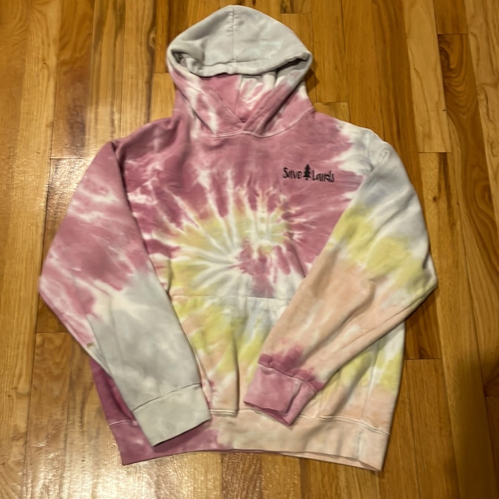 Save lands tie dye hoodie